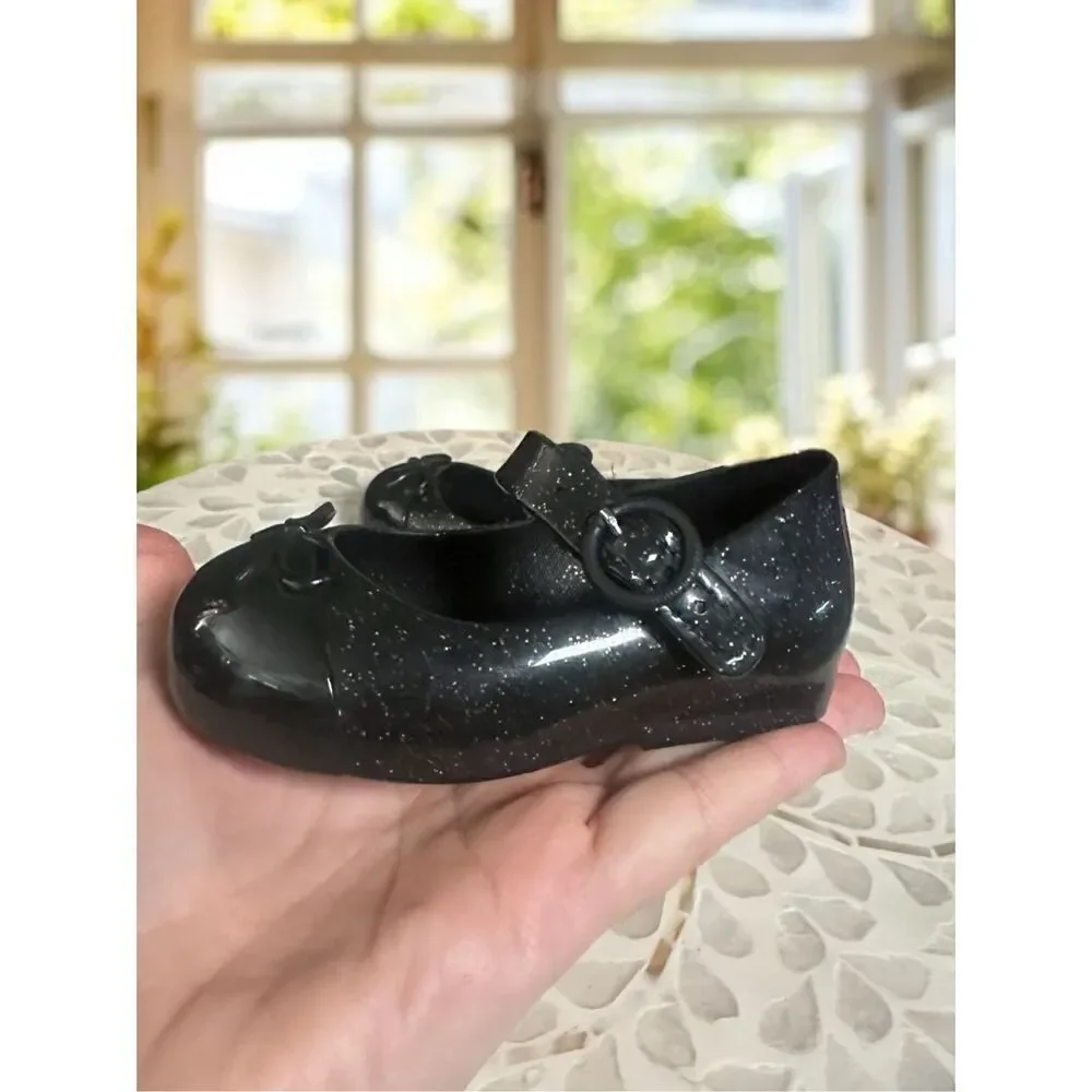 MINI MELISSA Toddler Infant Sweet Love Cap Toe Mary Jane Ballet Flat